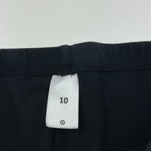 Load image into Gallery viewer, Girls Target, black stretchy leggings, elasticated, Inside leg: 53.5cm, GUC, size 10,  