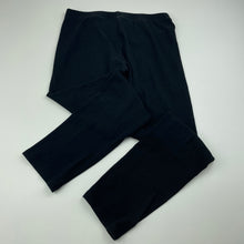 Load image into Gallery viewer, Girls Target, black stretchy leggings, elasticated, Inside leg: 53.5cm, GUC, size 10,  