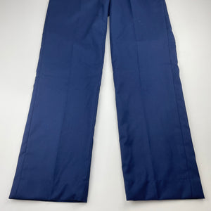 Boys Huntley & Sons, blue suit / formal pants, elasticated, Inside leg: 65cm, EUC, size 10,  