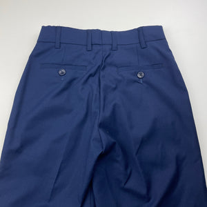 Boys Huntley & Sons, blue suit / formal pants, elasticated, Inside leg: 65cm, EUC, size 10,  