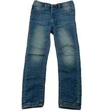 Load image into Gallery viewer, Girls Target, soft feel denim leggings / jeggings, elasticated, Inside leg: 38cm, GUC, size 4,  