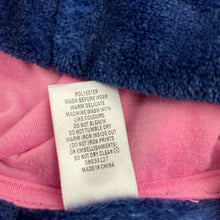Load image into Gallery viewer, Girls Target, soft fleece hooded dressing gown / bath robe, GUC, size 4,  