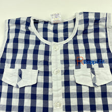 Load image into Gallery viewer, Boys Alam&#39;s, checked lightweight top, armpit to armpit: 30cm, EUC, size 4-5,  