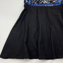 Load image into Gallery viewer, Girls Flowers by Zoe, stretchy sequin party dress, FUC, size 6, L: 61cm