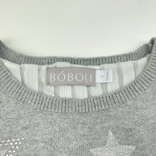 Load image into Gallery viewer, Girls BOBOLI, grey knit sweater / top, FUC, size 5,  