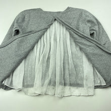 Load image into Gallery viewer, Girls BOBOLI, grey knit sweater / top, FUC, size 5,  