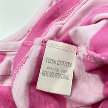 Load image into Gallery viewer, Girls Cotton On, pink stripe cotton long sleeve top, GUC, size 000,  