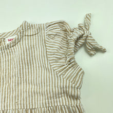 Load image into Gallery viewer, Girls Seed, striped casual dress, GUC, size 000, L: 33cm