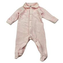 Load image into Gallery viewer, Girls Target, pink terry coverall / romper, FUC, size 000,  