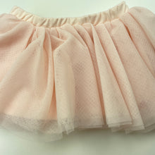 Load image into Gallery viewer, Girls Baby Baby, lined pink tulle skirt, elasticated, GUC, size 00,  