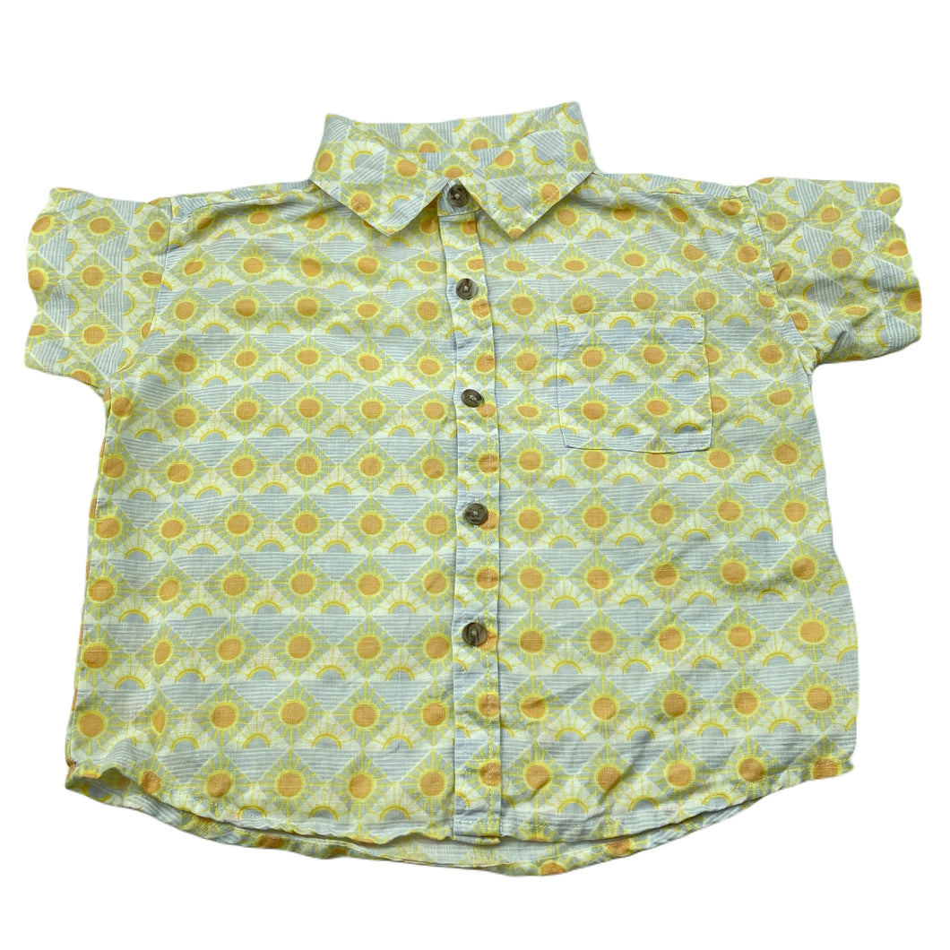Boys Seed, linen short sleeve shirt, EUC, size 3,  