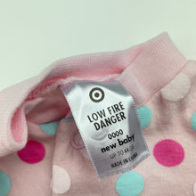Load image into Gallery viewer, Girls Target, pink cotton coverall / romper, EUC, size 000,  