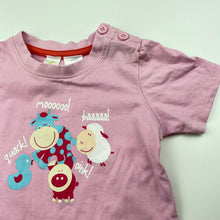 Load image into Gallery viewer, Girls Dymples, pink cotton t-shirt / top, GUC, size 0,  