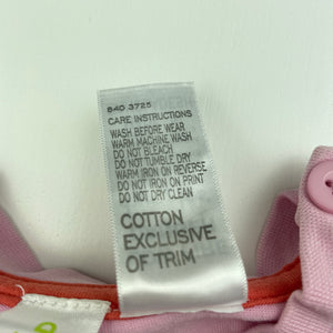 Girls Dymples, pink cotton t-shirt / top, GUC, size 0,  