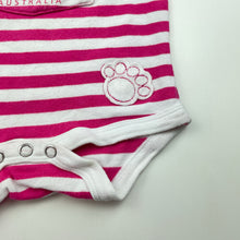 Load image into Gallery viewer, Girls Sea World, stretchy bodysuit / romper, mark on neck, FUC, size 0,  