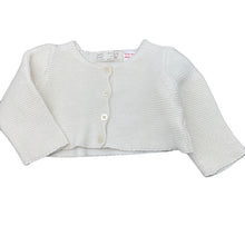 Load image into Gallery viewer, Girls Zara, knitted cotton bolero cardigan, FUC, size 000,  