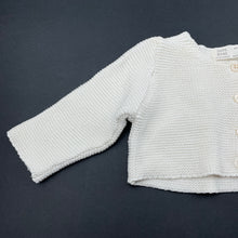 Load image into Gallery viewer, Girls Zara, knitted cotton bolero cardigan, FUC, size 000,  