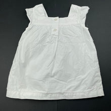 Load image into Gallery viewer, Girls Carters, embroidered lightweight cotton top, marks front hem, FUC, size 12 months,  