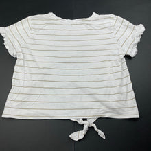 Load image into Gallery viewer, Girls Target, striped tie front t-shirt / top, FUC, size 10,  