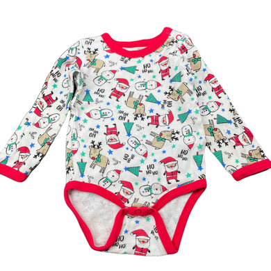 Boys So Cute, cotton Christmas bodysuit / romper, FUC, size 0,  