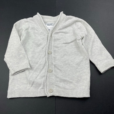 unisex Anko, lightweight knitted cardigan / sweater, FUC, size 000,  