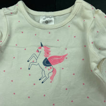 Load image into Gallery viewer, Girls Target, stretchy bodysuit / romper, unicorn, FUC, size 000,  
