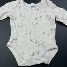 Load image into Gallery viewer, unisex Anko, cotton bodysuit / romper, rabbits, GUC, size 000,  