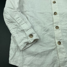 Load image into Gallery viewer, Boys Seed, linen / cotton long sleeve shirt, GUC, size 3,  