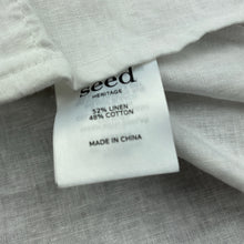 Load image into Gallery viewer, Boys Seed, linen / cotton long sleeve shirt, GUC, size 3,  