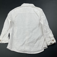Load image into Gallery viewer, Boys Seed, linen / cotton long sleeve shirt, GUC, size 3,  