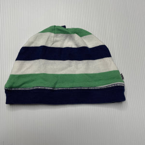 Boys Bebe by Minihaha, striped cotton beanie / hat, GUC, size 000-00,  