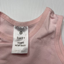 Load image into Gallery viewer, Girls Target, pink cotton singlet top, bird, EUC, size 0000,  