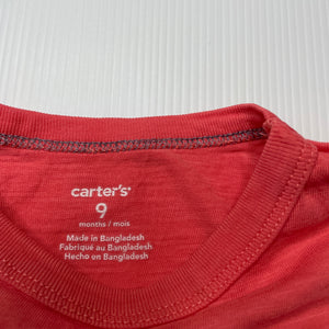 Boys Carters, cotton t-shirt / top, mark back hem, FUC, size 0,  