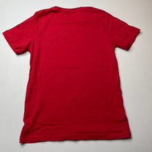 Load image into Gallery viewer, Boys Anko, red cotton Christmas t-shirt / top, small mark front, FUC, size 9,  