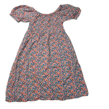 Load image into Gallery viewer, Girls Name It, lightweight floral shirred summer dress, GUC, size 6, L: 66cm