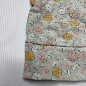 Girls Anko, floral cotton hat / beanie, EUC, size 00000,  