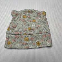 Load image into Gallery viewer, Girls Anko, floral cotton hat / beanie, EUC, size 00000,  