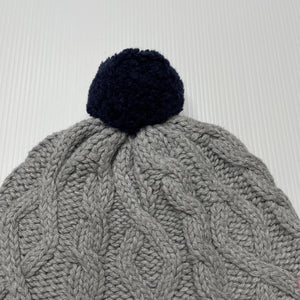 unisex Seed, knitted cotton/wool hat / beanie, GUC, size 2-4,  