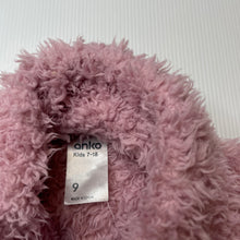 Load image into Gallery viewer, Girls Anko, pink fluffy fleece sweater / jumper, FUC, size 9,  