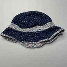 Load image into Gallery viewer, Girls Love Henry, floral cotton bucket hat, adjustable, GUC, size 4-6,  