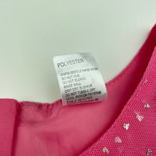 Load image into Gallery viewer, Girls H&amp;T, lined pink tulle party dress, FUC, size 6, L: 59cm