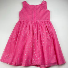 Load image into Gallery viewer, Girls H&amp;T, lined pink tulle party dress, FUC, size 6, L: 59cm
