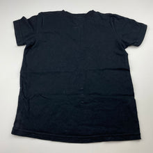 Load image into Gallery viewer, unisex American Apparel, black combed cotton t-shirt / top, GUC, size 6,  