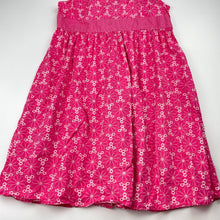 Load image into Gallery viewer, Girls George, lightweight floral cotton dress, FUC, size 8, L: 69cm