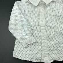 Load image into Gallery viewer, Boys Peter Morrissey, spotted cotton long sleeve shirt, GUC, size 2,  