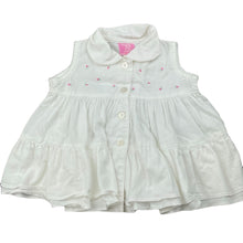 Load image into Gallery viewer, Girls MINIHAHA, embroidered cotton swing top / blouse, GUC, size 0,  