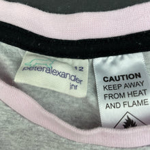 Load image into Gallery viewer, Girls Peter Alexander, stretchy long sleeve pyjama top, FUC, size 12,  