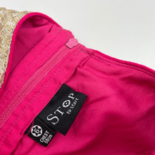 Load image into Gallery viewer, Girls STOP to start, metallic pink &amp; tulle party dress, GUC, size 6, L: 90cm