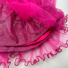 Load image into Gallery viewer, Girls STOP to start, metallic pink &amp; tulle party dress, GUC, size 6, L: 90cm