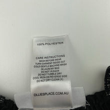 Load image into Gallery viewer, Girls Ollies Place, black &amp; silver metallic jumpsuit, Inside leg: 32cm, EUC, size 6,  